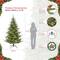 7.5ft. Pre-Lit Hillside Spruce Artificial Christmas Tree, Clear Lights